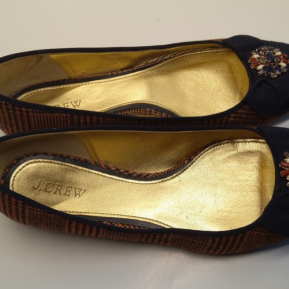 J. Crew Plaid Bow Flats - Picture 3 of 10